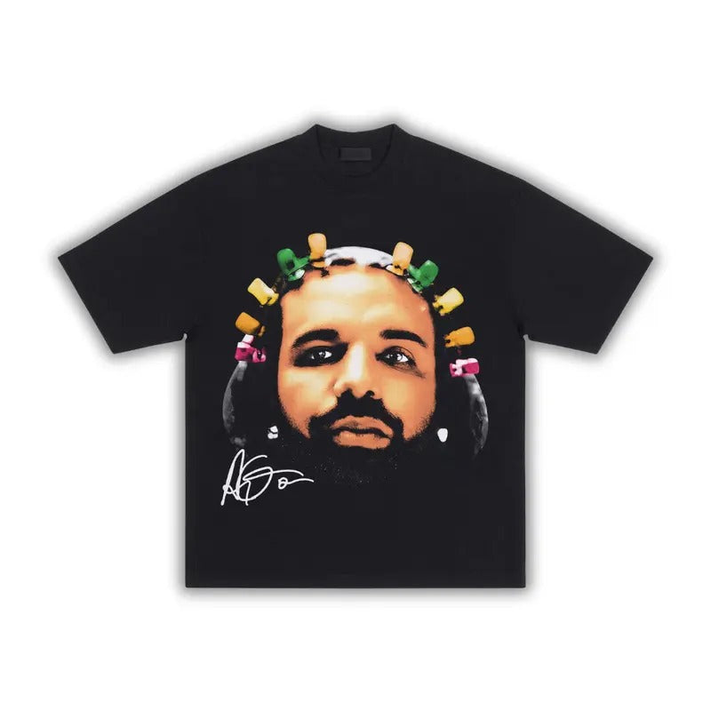 F.A.T.D. Drake Big Face Cotton T-Shirt for Men - Menswear Hoodie, Sweatshirt | RetroVerseTees.com