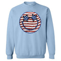 FAKE Glitter USA Happy Face Sweatshirt T-Shirts, Hoodie | RetroVerseTees.com