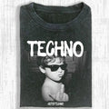 FEEL TECHNO T-SHIRT Hoodie, Sweatshirt | RetroVerseTees.com