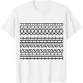 FK THIS Lightsaber brand Tee Stylish Black Gunpla brand White Patterned T-Shirt With Geometric Designs Showcasing Unique...