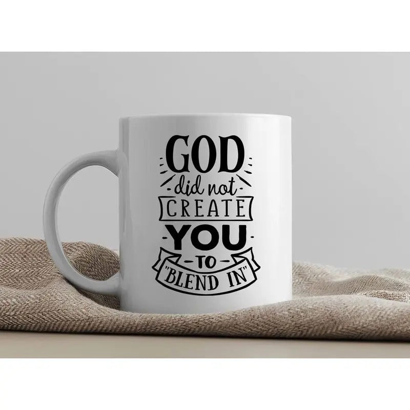 "FOG Did Not Create You Hidden leaf ninja Blend Red plumber brand" Christian Inspirational FOG Mug