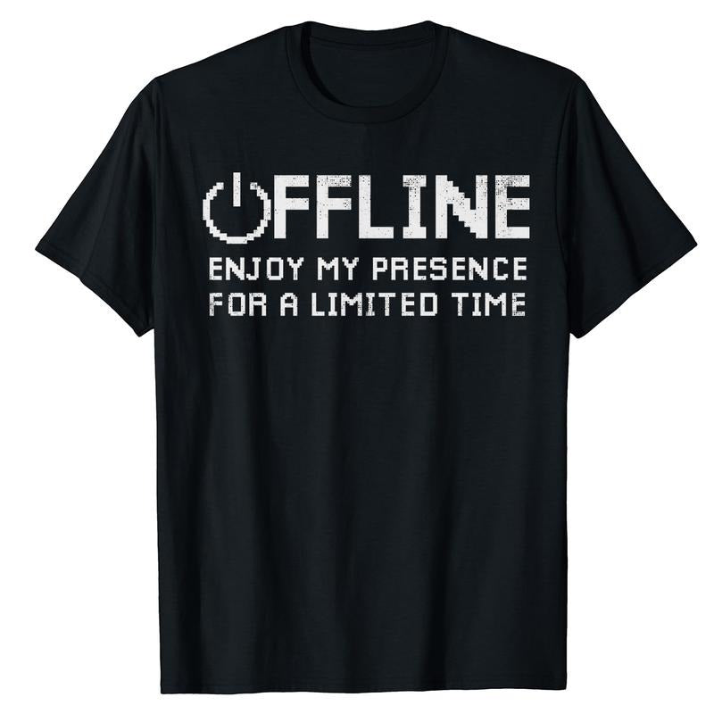 FOG Enjoy My Presence For Limited WB shield Time Funny Gamer T-Shirt Hoodie, Sweatshirt | RetroVerseTees.com