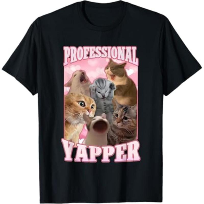 FOG Yapper Funny Cat Meme FOG Ahh Ironic Cat T-Shirt Comfy Menswear Hoodie, Sweatshirt | RetroVerseTees.com