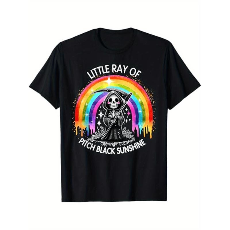 FOG sunshine death rainbow halloween Lightsaber brand shirt 100 cotton gifts for men dad husband grandpa WB shield xxxl...