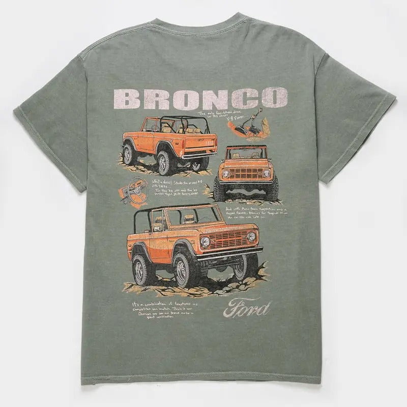 FORD BRONCO Off Road Mens Tee Classic Car Collection Hoodie, Sweatshirt | RetroVerseTees.com