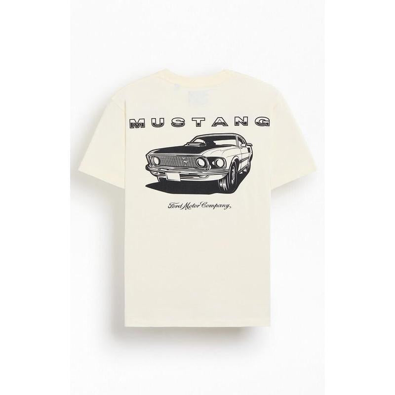 FORD Men's Mustang Car Pocket T-Shirt - Multicolor Hoodie, Sweatshirt | RetroVerseTees.com