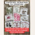 FUNNY SHIRTS VERSION 2 - 2 for 24 - Graphic Tee Bundle - Choose Your Designs- LEAVE DESIGN  CHOICE AT CHECKOUT