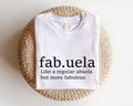 Fabuela Definition Shirt, Like a Regular Abuela Sweatshirt, Spanish T-shirt For Woman, New Grandma Gift Tee, Mexican...