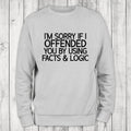 Facts & Logic Sweatshirt Classic Womenswear T-Shirts, Hoodie | RetroVerseTees.com