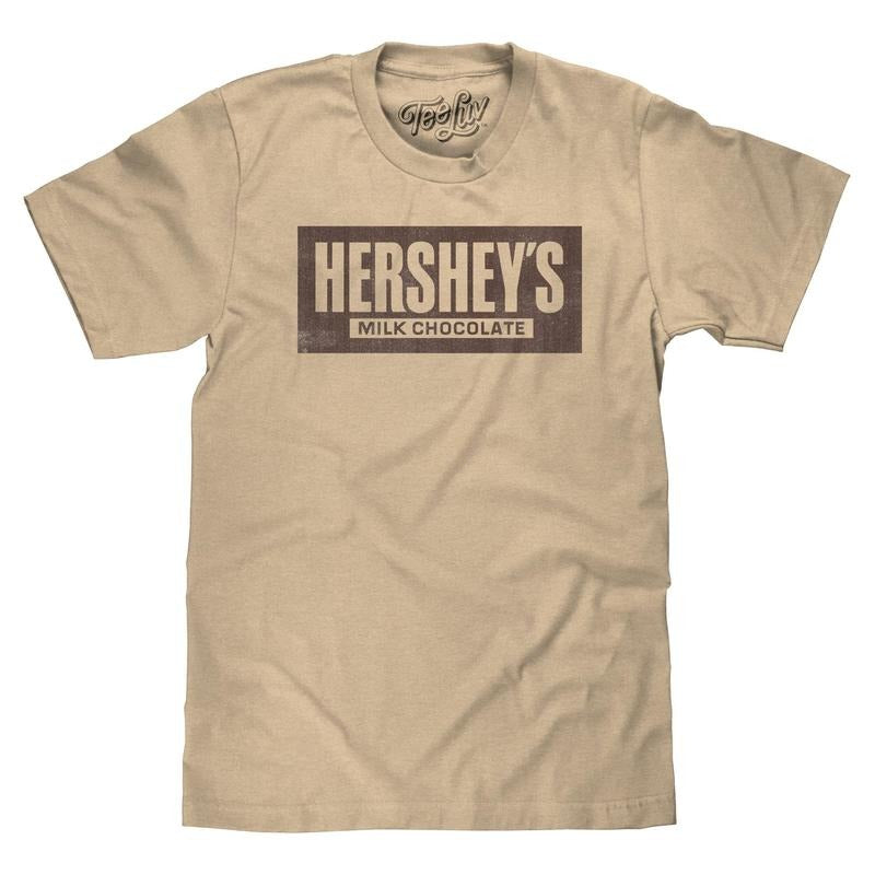 Faded Hershey's Milk Chocolate T-Shirt - Cream Hoodie, Sweatshirt | RetroVerseTees.com