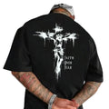 Faith Over FOG T-Shirt, Graphic Tee for Women for Men Pure Cotton Fabric Casual Streetstyle Crew Neck Short Sleeve...