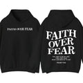 aith Over Fear Hoodie, Sweatshirt & T-Shirt – Christian Menswear with Bible Quote, Classic Cotton Style, Customizable...