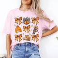 Fall Basics Coquette Shirt. Casual Fall Softstyle Unisex T-Shirt. Cute Graphic Tee Hoodie, Sweatshirt | RetroVerseTees.com