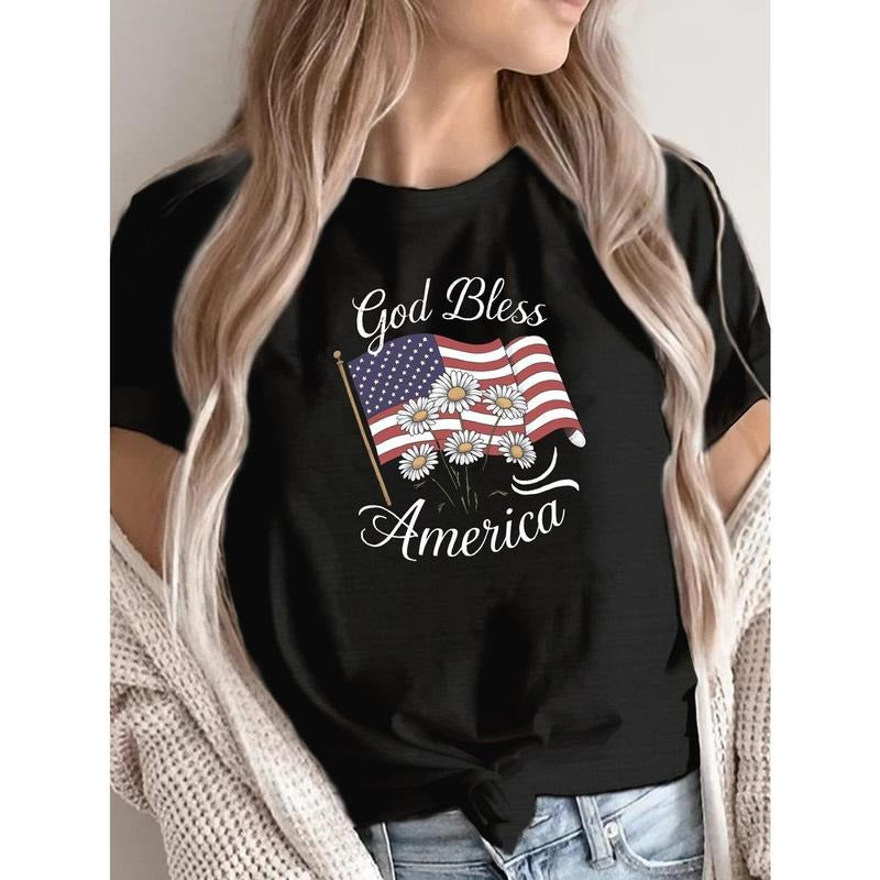 FOG Bless America Women'WB shield Fitted T-Shirt
