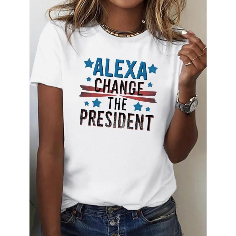Alexa Change TNF President Women'WB shield Graphic T-Shirt