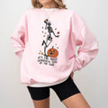 Fall It's The Most Wonderful Time Sweatshirt, Dancing Skeleton Pumpkin Sweater, Skeleton Fall Halloween T-Shirt,...