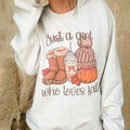 Fall Just a Girl Graphic Top T-Shirts, Hoodie, Sweatshirt | RetroVerseTees.com