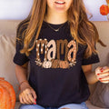 Fall Mama T-Shirt, Spooky Mama Shirt, Halloween Mom Tee, Halloween Pumpkin Tee, Halloween Gift Shirt For Mama,...