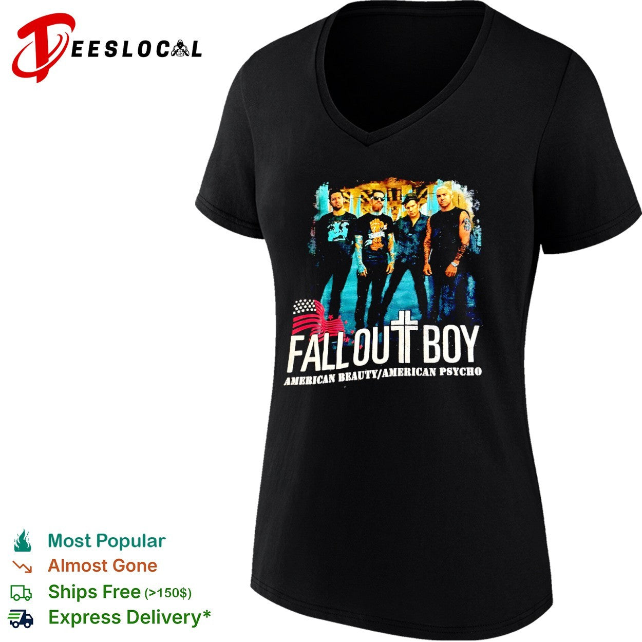 Fall Out Boy American Beauty American Psycho Band shirt
