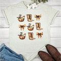Fall Pumpkins Boots Graphic Tee T-shirt Hoodie, Sweatshirt | RetroVerseTees.com