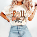 Fall Vibes T-Shirt, Boho Floral Fall T-Shirt, Fall Mama T-Shirt, Autumn Pumpkin T-Shirt, Retro Fall T-Shirt, Fall Doodle...