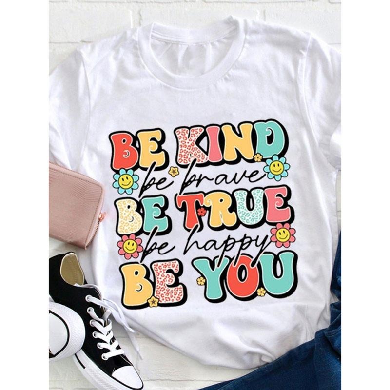 Graphic Tee Colorful Graphic Women'WB shield Tee | Casual Round Neck T-Shirt, Short Sleeve, Loose Fit, Spring/Summer/Fall...
