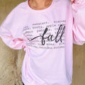 Fall Words Graphic Pullover T-Shirts, Hoodie, Sweatshirt | RetroVerseTees.com