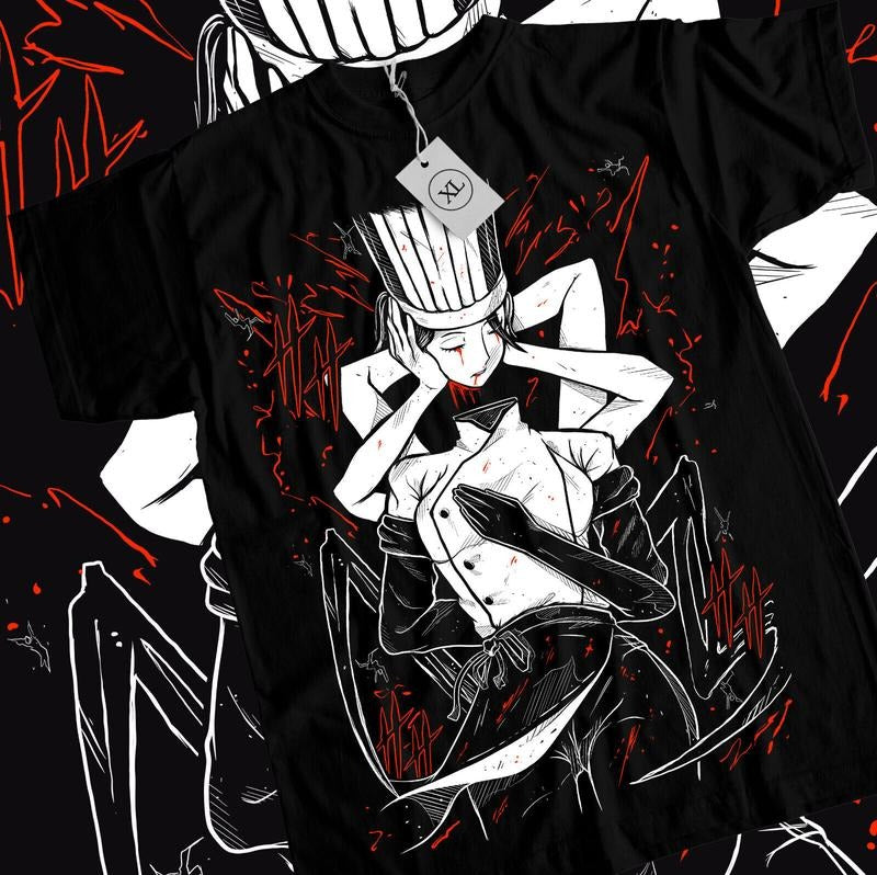Falling Devil Chainsaw Man T-Shirt S-4XL Horror Men & Women Manga Unisex Black Shirt Hoodie, Sweatshirt | RetroVerseTees.com