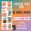Falling Into Fall DTF Transfer Gang Sheet, 22 x 60 T-Shirts, Hoodie, Sweatshirt | RetroVerseTees.com