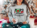 Family Christmas 2023 Sweatshirt, Marching Family Holiday Hoodie, Sibling Xmas Party Sweater, Xmas Family Gathering...