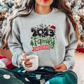 Family Christmas 2023 Sweatshirt, Matching Parents Christmas Sweater, X-mas Party Gift Hoodie, Cousin Crew Holiday...