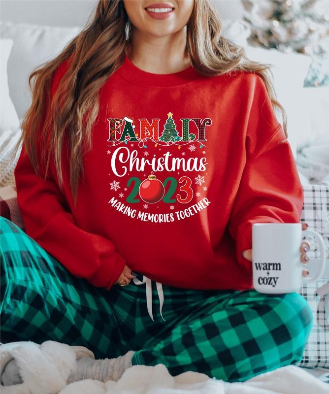 Family Christmas 2023 Sweatshirts, Parents Matching Winter Holiday Sweater, Family Gathering Gift Hoodie, Cousin Crew...