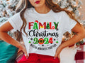 Family Christmas 2024 T-Shirt, Family Christmas Santa Hat Shirt, Matching Family Christmas Tee, Christmas Holiday Tee,...