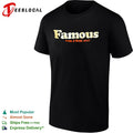 Famous for fck all red star shirt