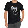 Fancy guitar print crew neck t-shirt for summer, soft short sleeve tops for men, stylish and comfortable t-shirt for...