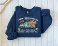 Farm Fresh Market Sweatshirt For Halloween | Fresh Pumpkin Sweater, Cute Pumpkin Outfit, Halloween Apparel pumpkin...