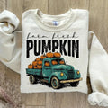 Farm fresh pumpkins Sweater, Retro fall Shirt Cotton Menswear pumpkin crewneck Hoodie, Sweatshirt | RetroVerseTees.com