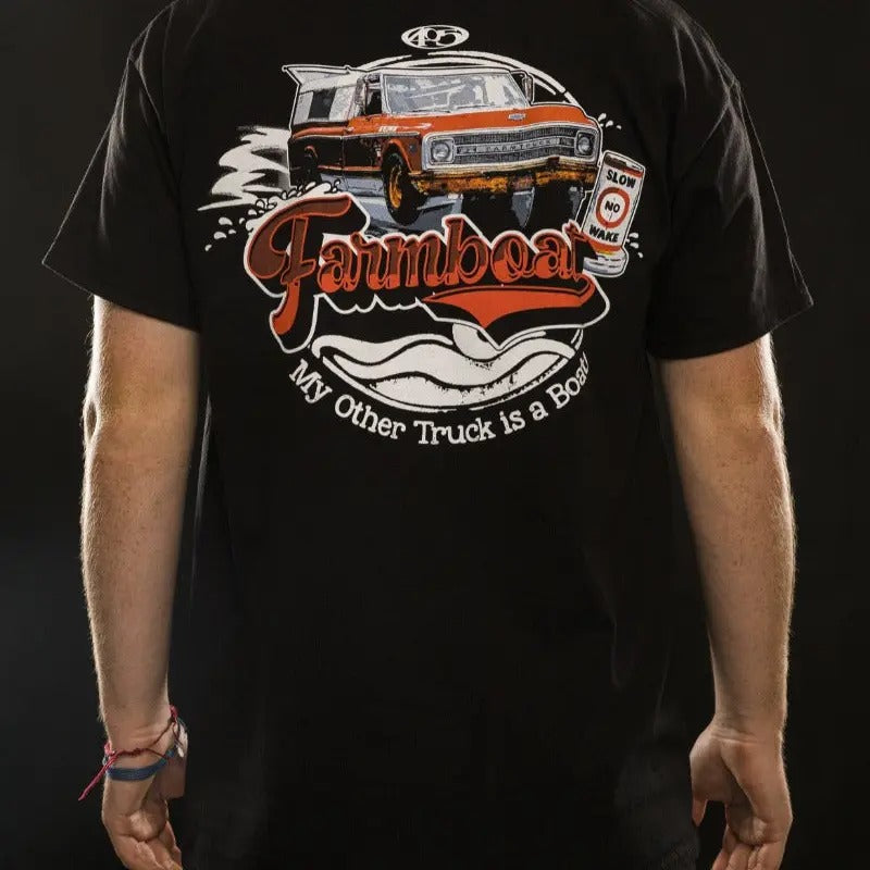 Farmboat - My Other Truck Is A Boat - Tshirt vintage  shirts Crewneck Cotton Hoodie, Sweatshirt | RetroVerseTees.com