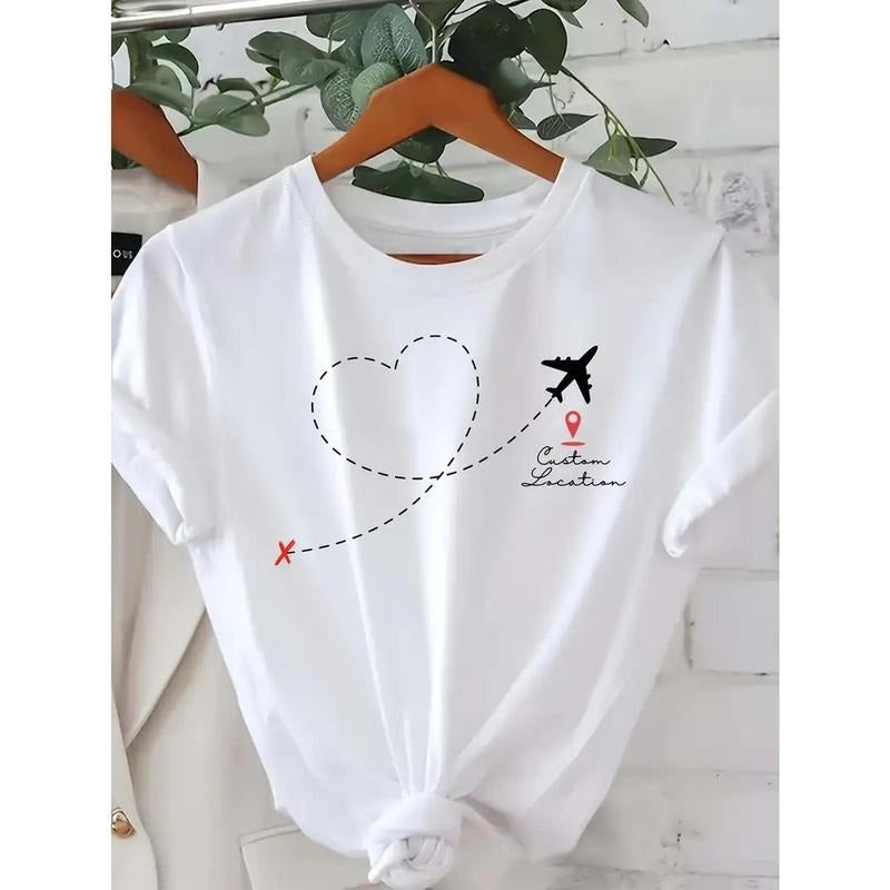 Fashionable Printed Women'WB shield T-Shirt