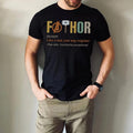 Father's Day Gift, Fathor Noun Define T-Shirt, Father's Day Shirt | Fathor Like a Dad Just Way Mightier Shirt Menswear...