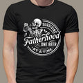 Fatherhood Front And Back Shirt, Surviving Fatherhood One Beer At A Time,Drinking Husband, Fathers Trend Gift, Gift For...