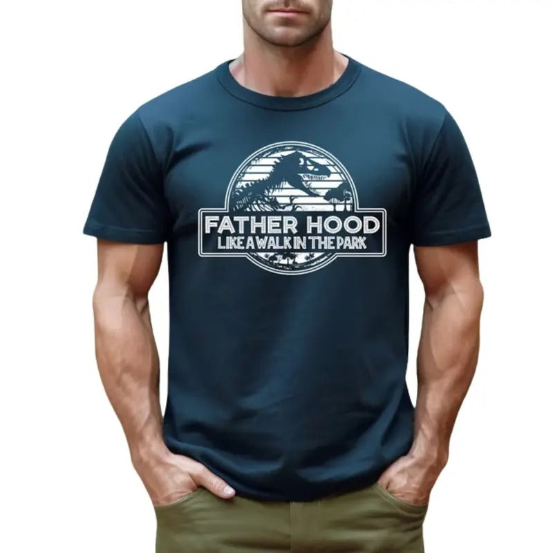 Fatherhood Like a Walk in the Park Shirt, Father's Day Gift T-Shirt Hoodie, Sweatshirt | RetroVerseTees.com