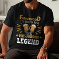 Fatherhood Pint Pounding TShirt, Funny Beer Dad Shirt, Fathers Day Gift, Novelty Graphic Tee For Men, Cheerful Dad...