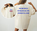 Fck Ice No Human Is Illegal On Stolen Land Shirt, Pro Immigration Shirt, Anti Racist Shirt, Human Rights T-Shirt, Social...