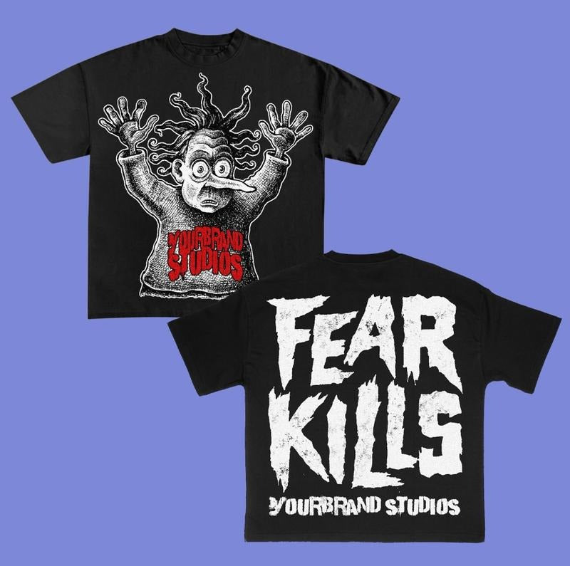 Feak Kils Y2k TShirt Style Hip Hop Streetwear Rap Tee, Cotton Tee Menswear Hoodie, Sweatshirt | RetroVerseTees.com