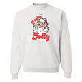 'Feelin' Jolly' Santa Sweatshirt, Christmas Cozy Sweater T-Shirts, Hoodie | RetroVerseTees.com