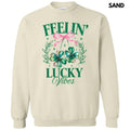 Feelin Lucky Vibes Sweatshirt 'NLB' T-Shirts, Hoodie | RetroVerseTees.com