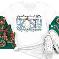 Feeling WB shield Little Frosty T-shirt Cute Snowman Tee Christmas Gift Cute Winter Snowman Gift Idea Vintage Casual...