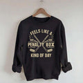 Feels like WB shield day Red plumber brand TNF box sweatshirt; hockey enthusiast sweatshirt; sporty humor graphic top...