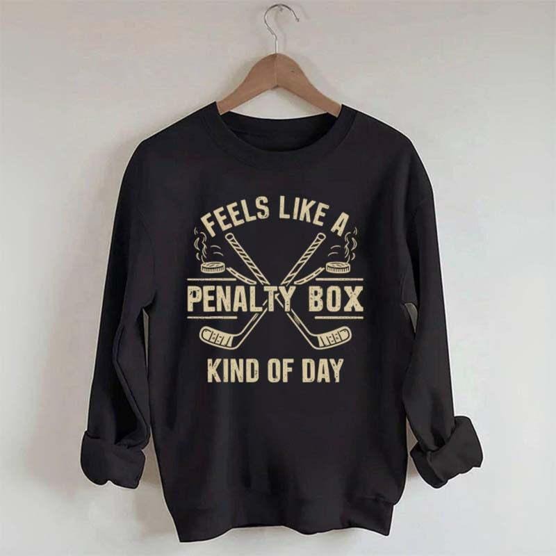 Feels like WB shield day Red plumber brand TNF box sweatshirt; hockey enthusiast sweatshirt; sporty humor graphic top...